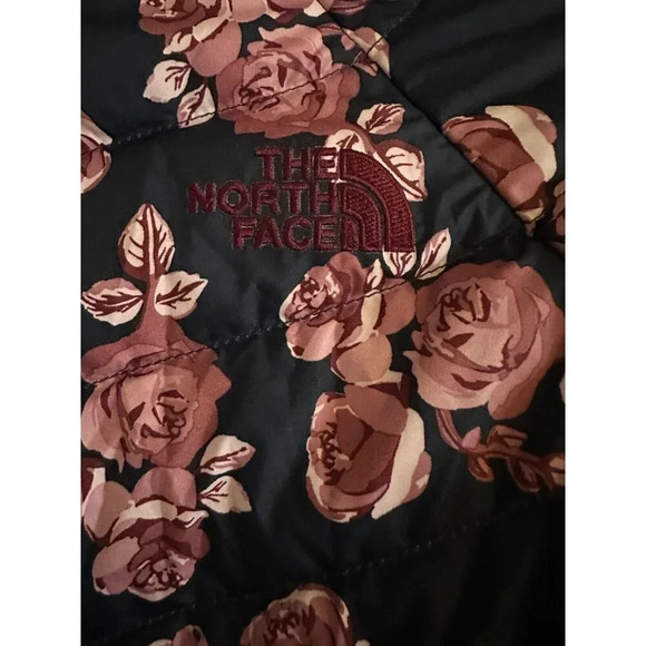 The North Face Women's Flare Down Jacket Urban Navy Floral Print Sz SP $160 - Picture 10 of 15